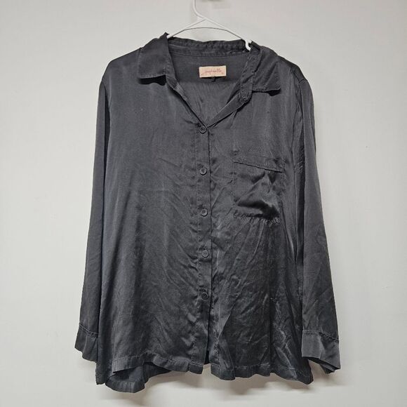 Papinelle 100% Silk Pajamas Size Med - Picture 2 of 9